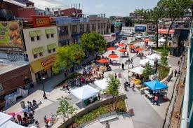 Outdoor retail shopping center