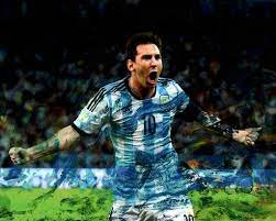 Messi Celebrating